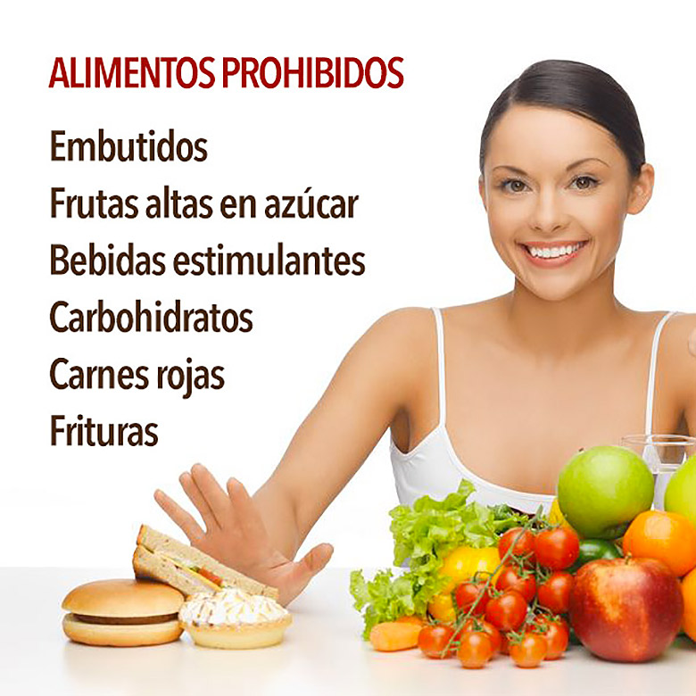 alimentos que no debes comer en la cena